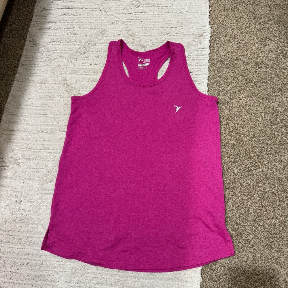 Old Navy Active Pink Racerback Tank Top